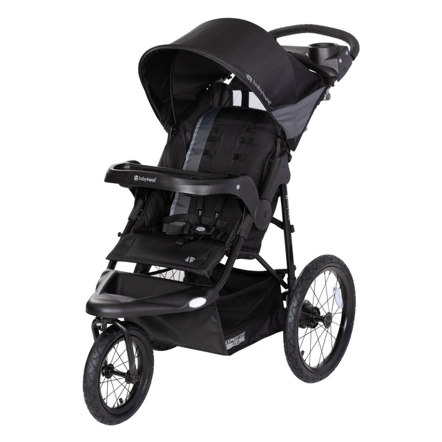 Baby Trend Expedition PLUS Jogger with LED Safety Light in Madrid Black