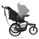 Load image into gallery viewer, Combine with a Baby Trend infant car seat to create a travel system with the Baby Trend Expedition Jogger Stroller, car seat sold separately