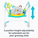 Load image into gallery viewer, 3 position height adjustability for extended use for your growing child from the Smart Steps Bounce N' Play Jumper