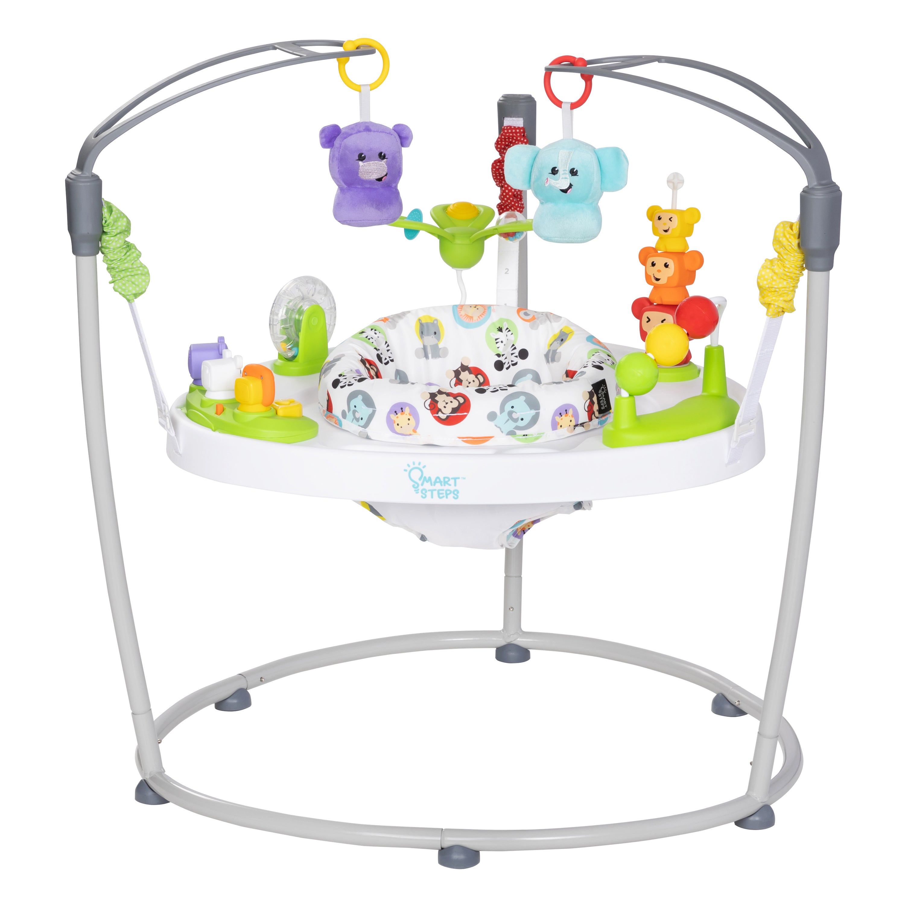  Summer Infant Deluxe SuperSeat®, Wild Safari, Fun Baby Seat  for Sitting Up, Playtime, and Meals, Ages 4 Months to 4 Years, Includes  Booster Seat, Tray, and Toy bar : Baby