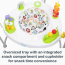 Load image into gallery viewer, Oversized tray with an integrated snack compartment and cupholder for snack time convenience from the Smart Steps My First Jumper