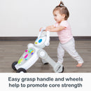 Load image into gallery viewer, Easy grasp handle and wheels help to promote core strength on the Smart Steps Buddy Bot 2-in-1 Push Walker