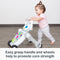 Easy grasp handle and wheels help to promote core strength on the Smart Steps Buddy Bot 2-in-1 Push Walker