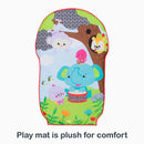 Load image into gallery viewer, Play mat is plush for child's comfort from the Smart Steps by Baby Trend, Jammin’ Gym with Play Mat