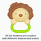 All the teethers are created with different textures and colors from the Smart Steps Tiny Nibbles 10-Pack Teethers