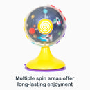 Load image into gallery viewer, Multiple spin areas offer long-lasting enjoyment of the Smart Steps Space Spin Sensory Wheel