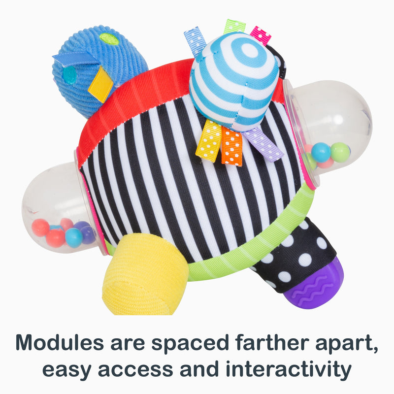 Modules are spaced farther apart, easy access and interactivity from the Smart Steps Galaxy Sensory Ball