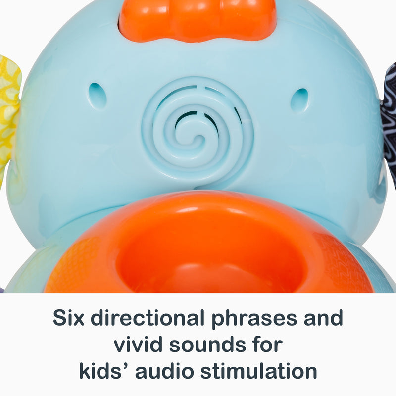 Smart Steps Ele-fun Talk and Play six directional phrases and vivd sounds for kids' audio stimulation