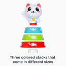 Load image into gallery viewer, Three colored stacks that  come in different sizes with Smart Steps Stack-a-Cat