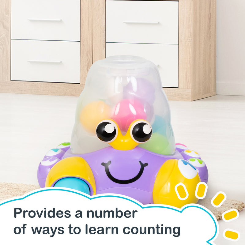 Smart Steps Counting Crab provides a number of ways to learn counting