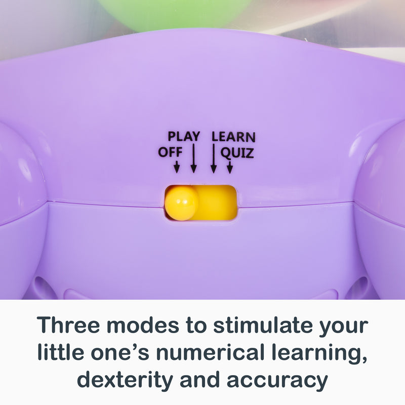 Smart Steps Counting Crab has three modes to stimulate your little one's numerical learning, dexterity and accuracy