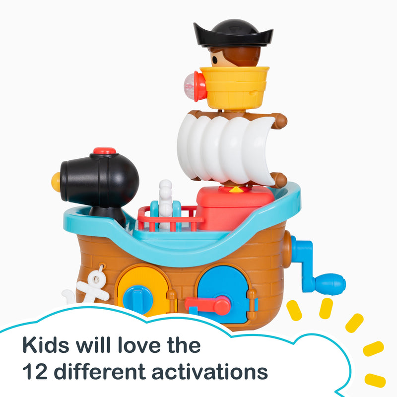 Kids will love the 12 different activations on the Smart Steps Smart Ship