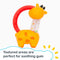 Textured areas are perfect for soothing gum from the Smart Steps by Baby Trend Jerry Giraffe Rattle and Teether STEM Toy