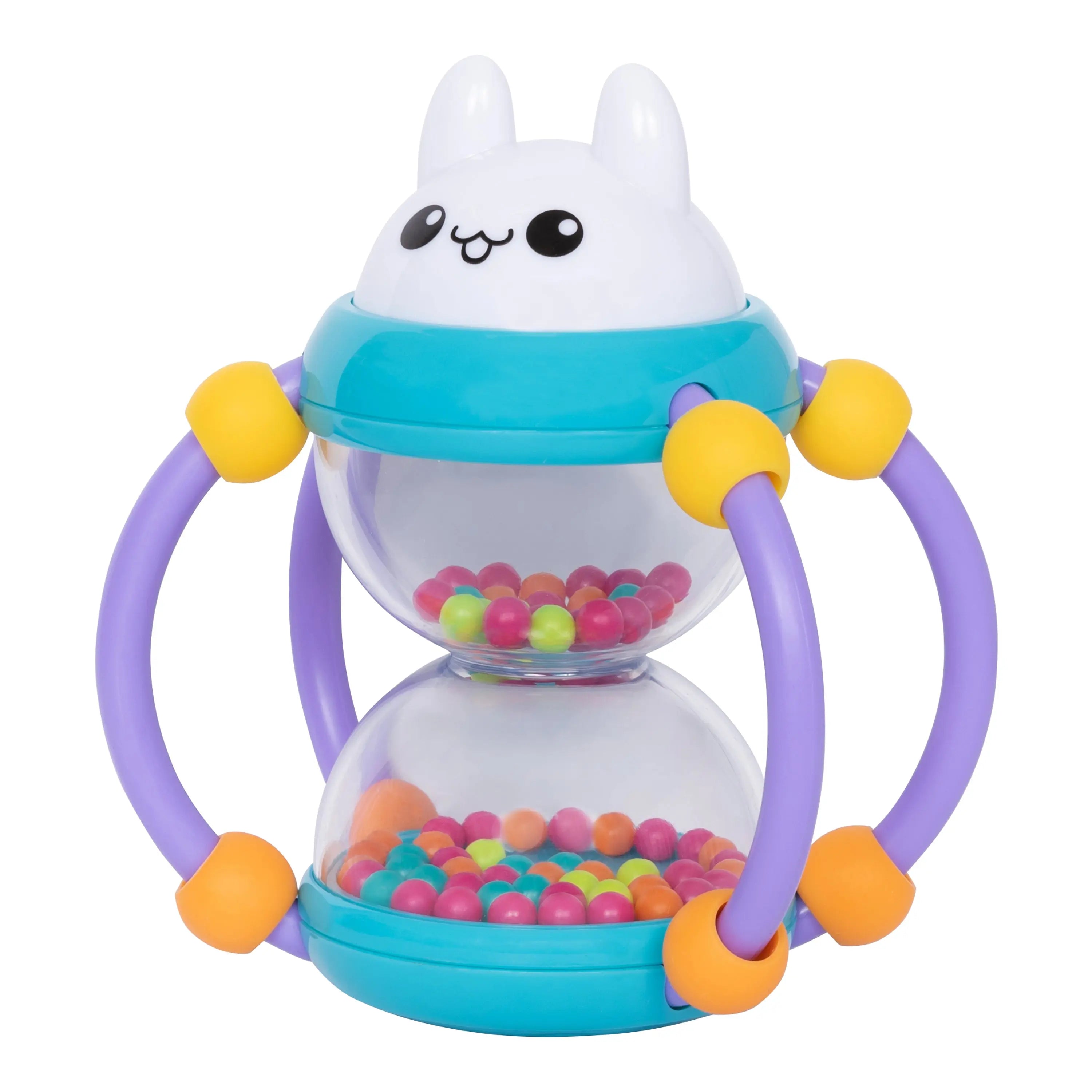 Smart Steps Busy Bunny Rattle STEM-Based Toy for Hand-Eye Coordination