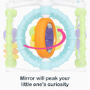 Load image into gallery viewer, Mirror will peak your little one's curiosity​ from the Smart Steps Grab N' Spin Rattle and Teether