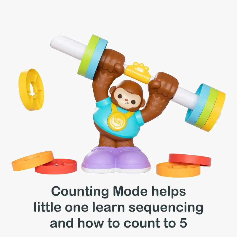 Smart Steps Balance Buddy Learning Monkey helps little one learn sequencing and how to count to 5