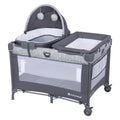 Baby Trend Nursery Den Playard with Rocking Cradle and Flip Over Changer