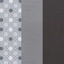 Load image into gallery viewer, Baby Trend Nursery Den Playard with Rocking Cradle circle pattern, and grey fashion color fabric