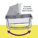 Load image into gallery viewer, Baby Trend Portable Rocking Lounger converts to a stand alone rocker