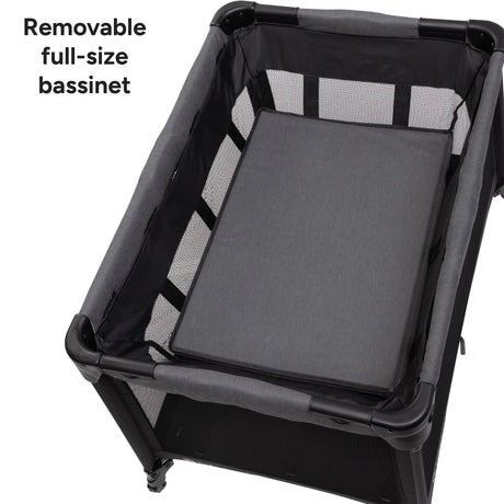 Baby Trend Willow Nursery Center Playard removable full size bassinet top view