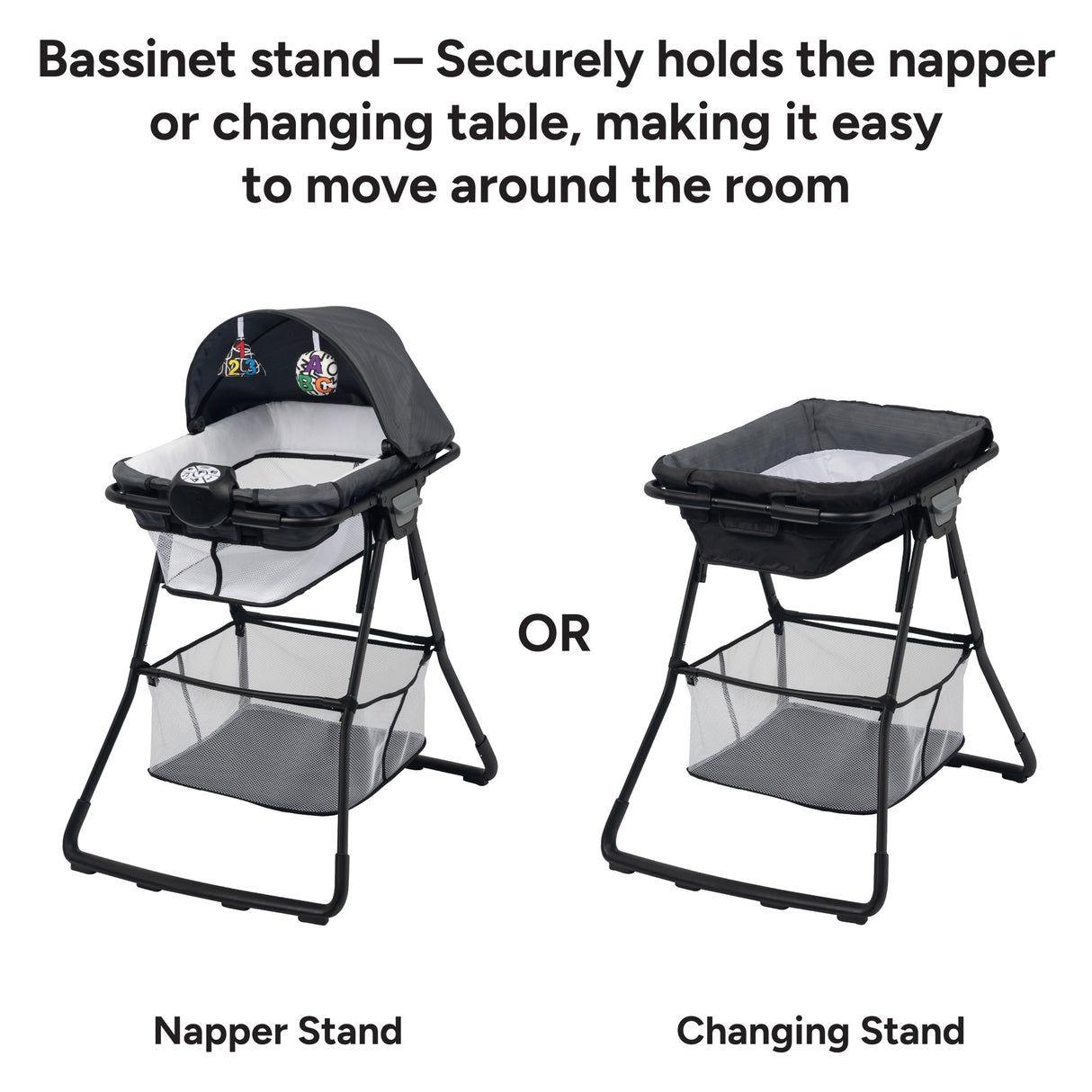 Willow Nursery Center® Playard with Bassinet Stand and Changing Stand in Cosmic Jet (Target Exclusive)