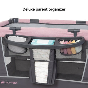 Baby Trend Simply Smart Nursery Center Playard parent organizer