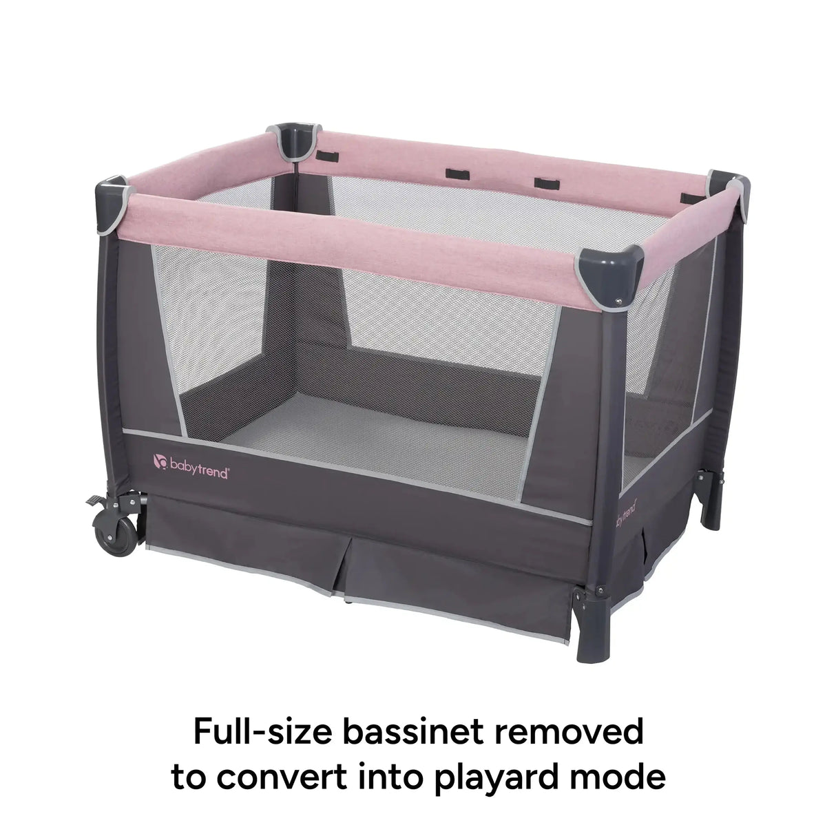 Baby Trend Simply Smart Nursery Center Playard full size bassinet removed