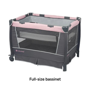 Baby Trend Simply Smart Nursery Center Playard full size bassinet