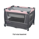 Load image into gallery viewer, Baby Trend Simply Smart Nursery Center Playard full size bassinet