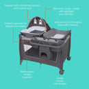 Load image into gallery viewer, Simply Smart Playard 2.0- Shale Grey (Walmart Exclusive)