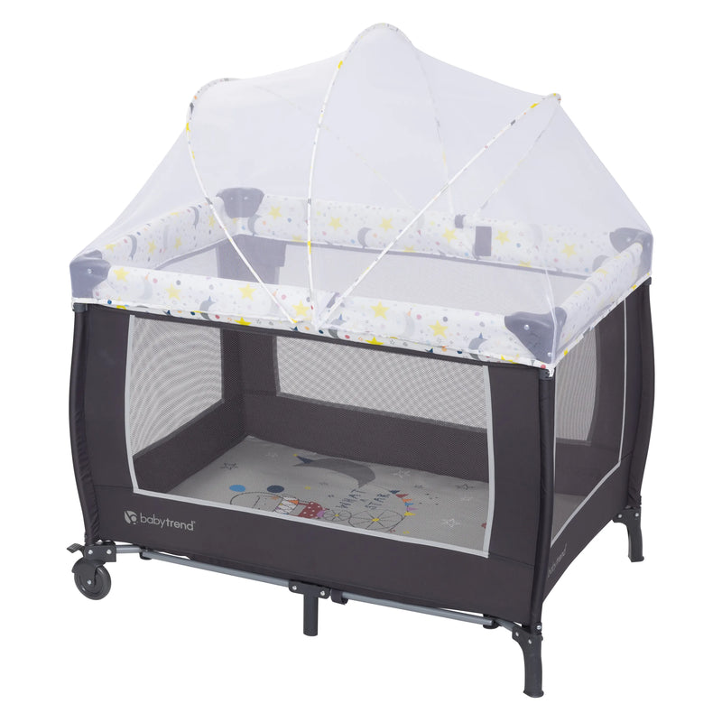 Baby Trend Nursery Center Playard with full cover netting