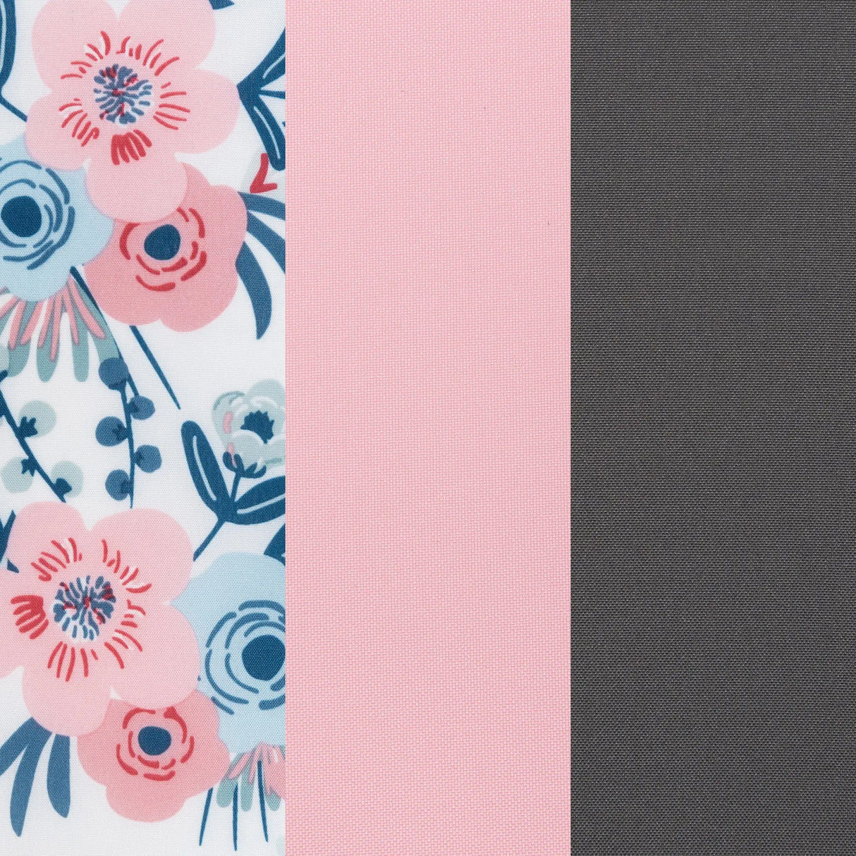 Baby Trend Deluxe II Nursery Center Playard pink and floral pattern fabric