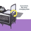 Load image into gallery viewer, Baby Trend Lil' Snooze Deluxe II Nursery Center Playard convenient flip away changing table