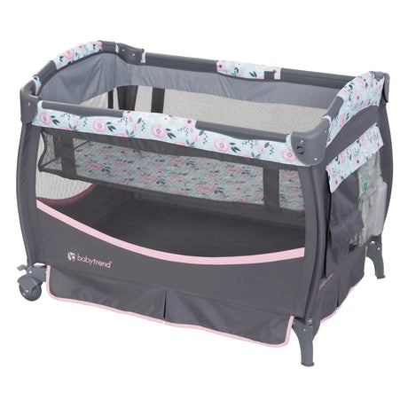 Baby Trend Deluxe II Nursery Center Playard in bassinet mode with no accessories attached