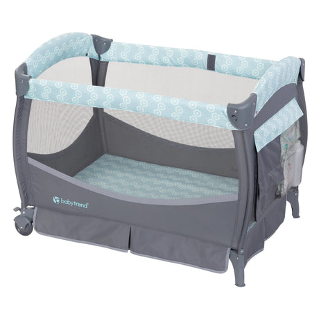 The Baby Trend EZ Rest Deluxe Nursery Center without any accessories attached