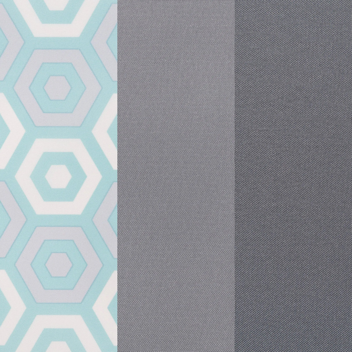 Baby Trend EZ Rest Deluxe Nursery Center hexagon pattern and grey color fashion fabric