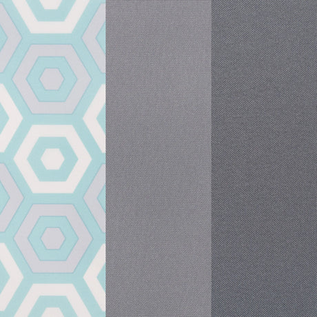 Baby Trend EZ Rest Deluxe Nursery Center hexagon pattern and grey color fashion fabric