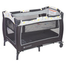 Load image into gallery viewer, Full size bassinet view of the Baby Trend Lil' Snooze Deluxe II Nursery Center Playard