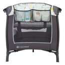 Load image into gallery viewer, Mesh side storage pockets for changing diapers on the Baby Trend Lil' Snooze Deluxe II Nursery Center Playard