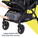 Load image into gallery viewer, Baby Trend Sit N' Stand Double 2.0 Stroller large basket with front and rear access