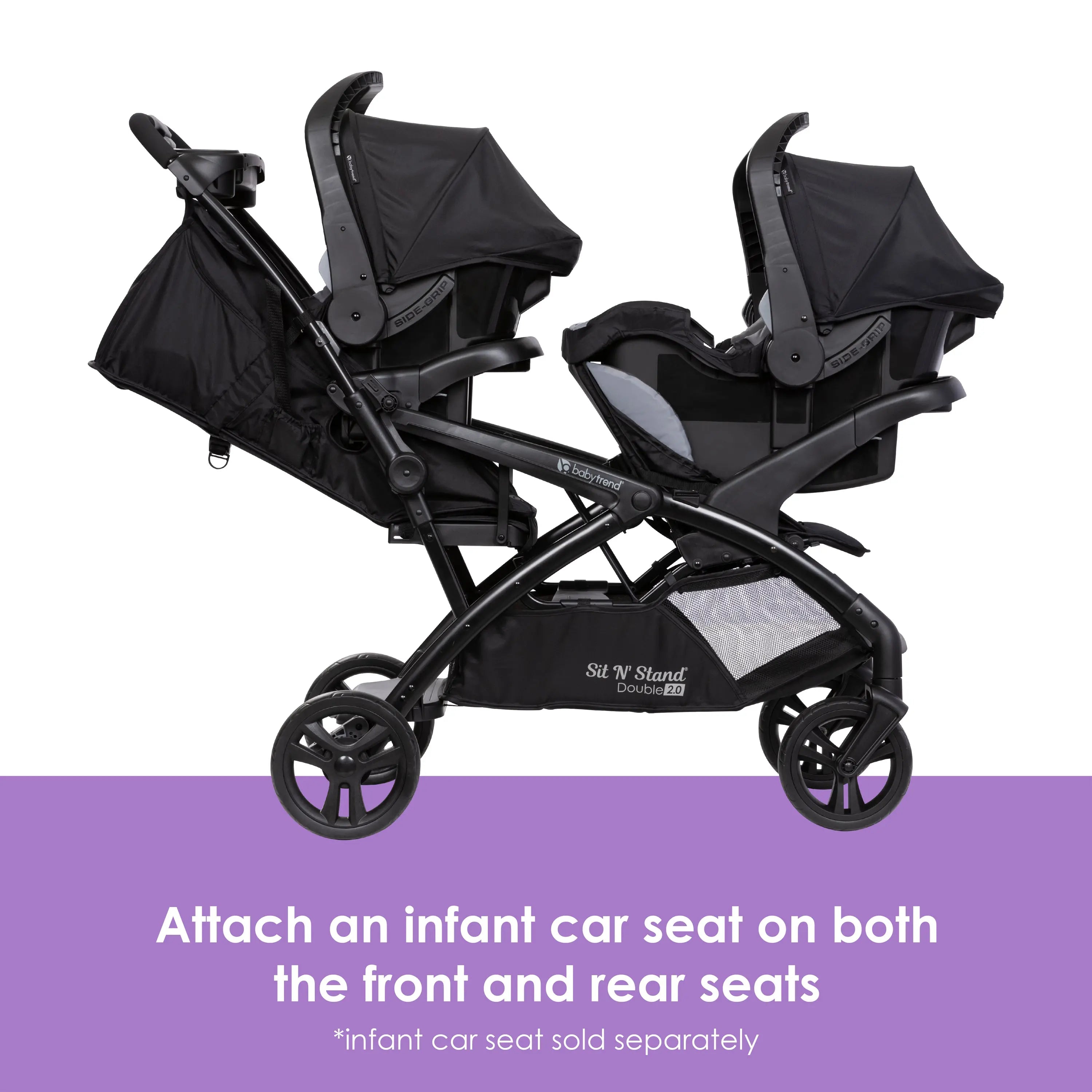 Sit N' Stand® Double Stroller Double Seats/Stand Board