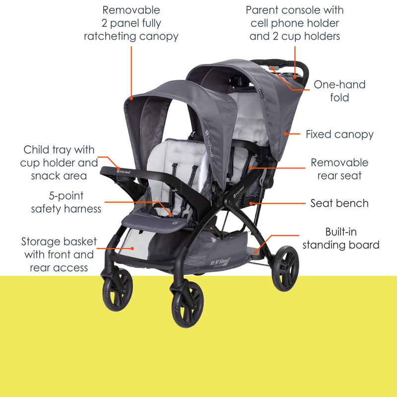 Sit N' Stand® Double 2.0 Stroller