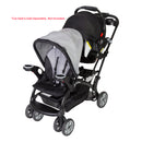Load image into gallery viewer, Baby Trend Sit N' Stand Ultra Stroller with infant car seat in the rear seat, sold separately