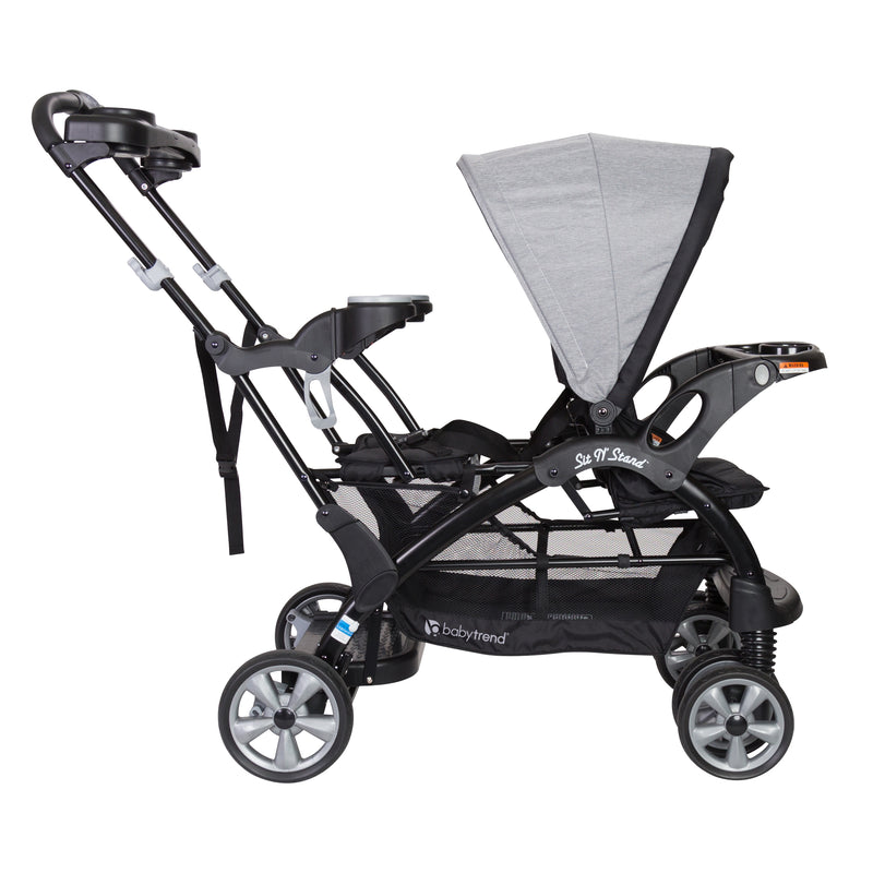 Side view of the Baby Trend Sit N' Stand Ultra Stroller