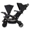 Baby Trend Sit N Stand Double Stroller side view of both seats attached