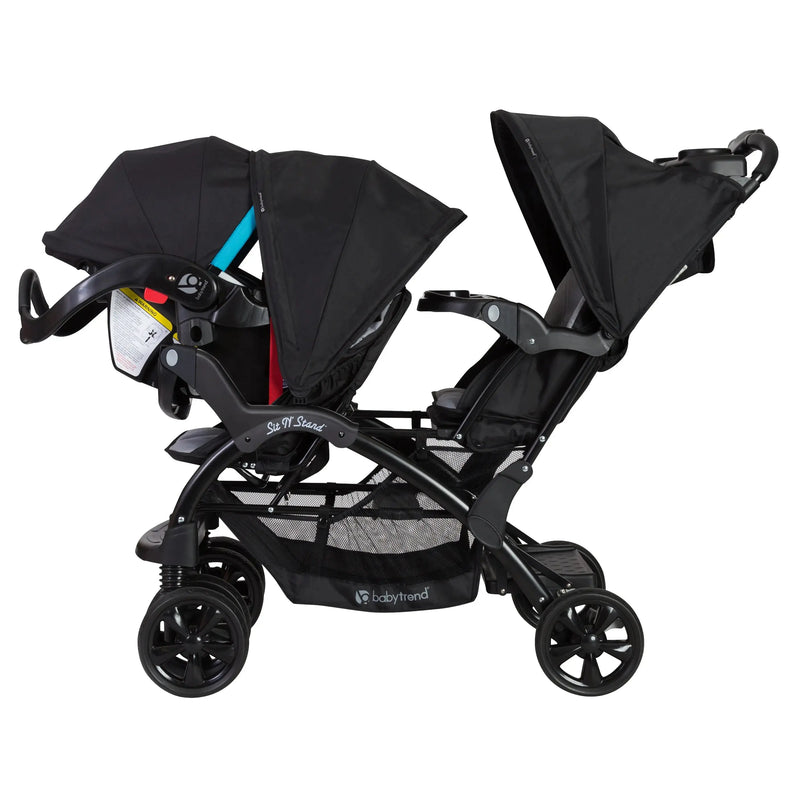 Baby trend sit and stand double stroller car seat adapter sales