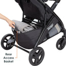 Load image into gallery viewer, Rear storage basket acess on the Baby Trend Tango Stroller