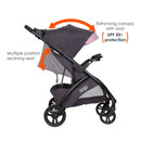 Load image into gallery viewer, Baby Trend Tango Stroller with extra long canopy with visor and UPF 50 plus protection