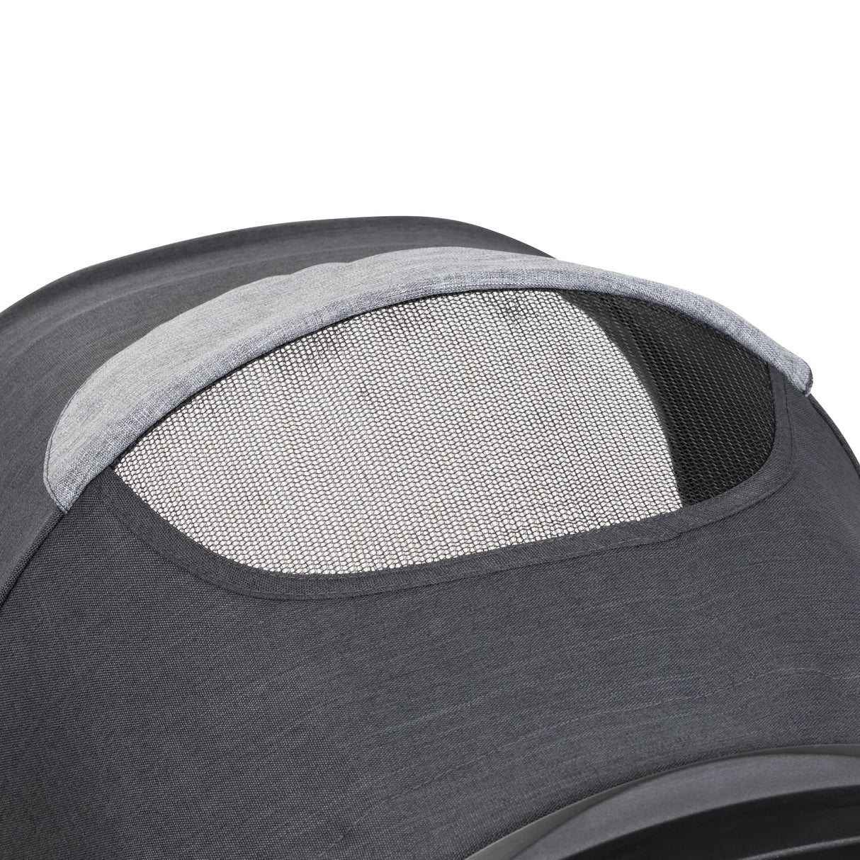 The canopy on the Baby Trend Tango Stroller as a peek a boo window