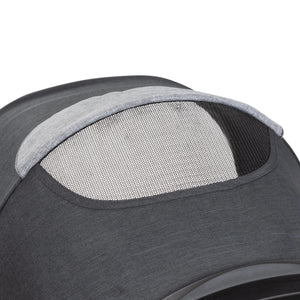 The canopy on the Baby Trend Tango Stroller as a peek a boo window